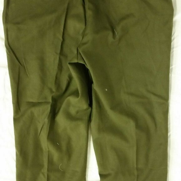 GREEN WOOL KOREAN WAR FIELD TROUSERS LG JJ1056 - Picture 10 of 10
